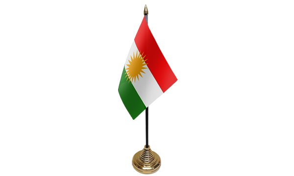 Kurdistan Table Flags
